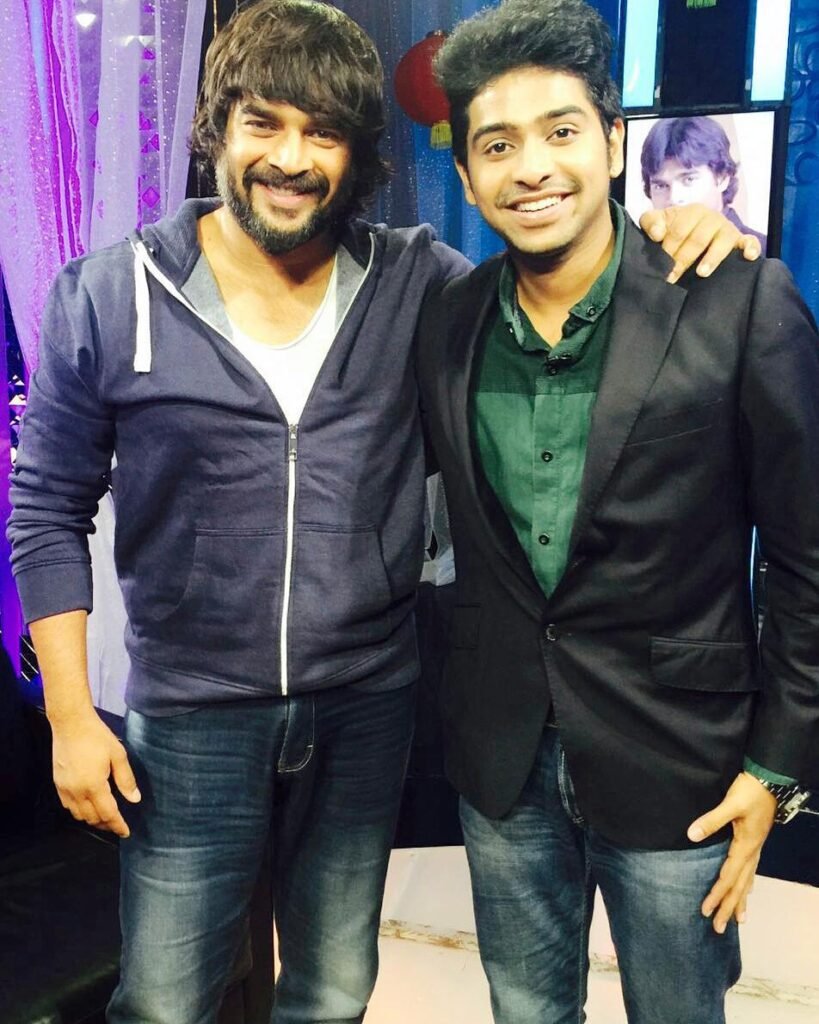 VJ Kathir with actor Madhavan