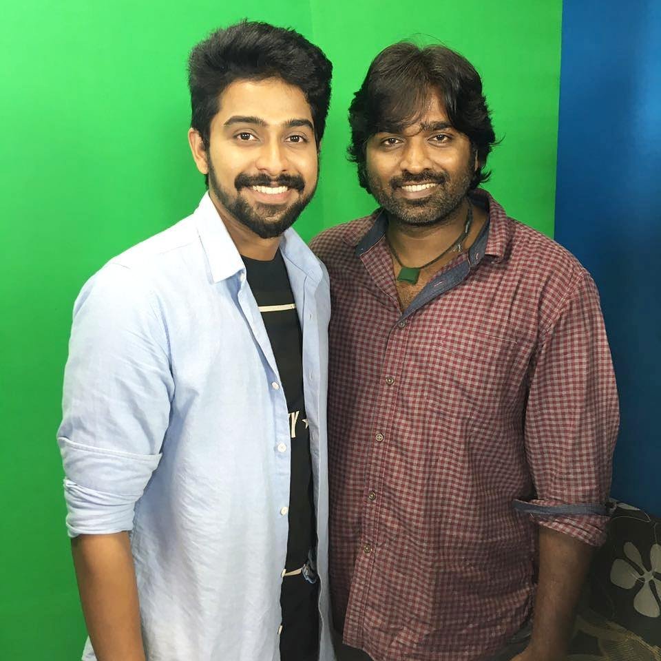 VJ Kathir with Actor VijaySethupathy