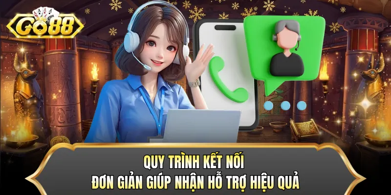 Quy trình kết nối đơn giản giúp nhận hỗ trợ hiệu quả