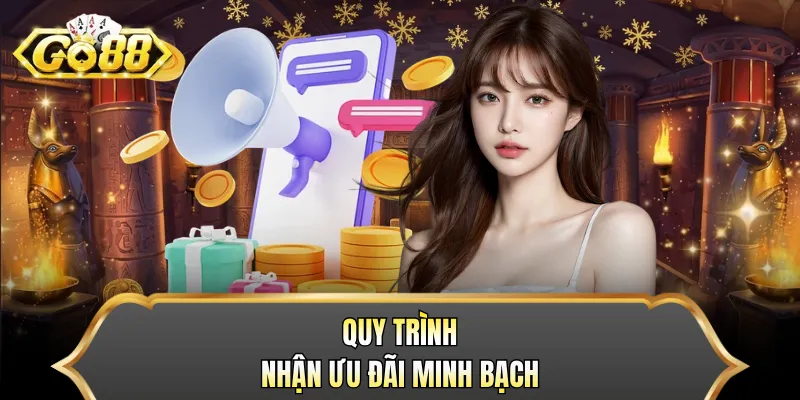 Quy trình nhận ưu đãi minh bạch
